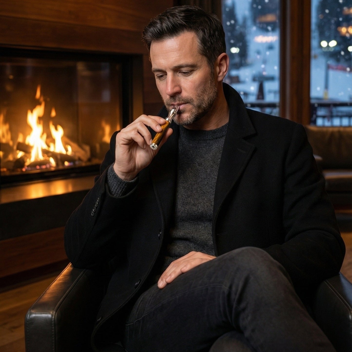 Pendentif de respiration Oxyvia en Pierre