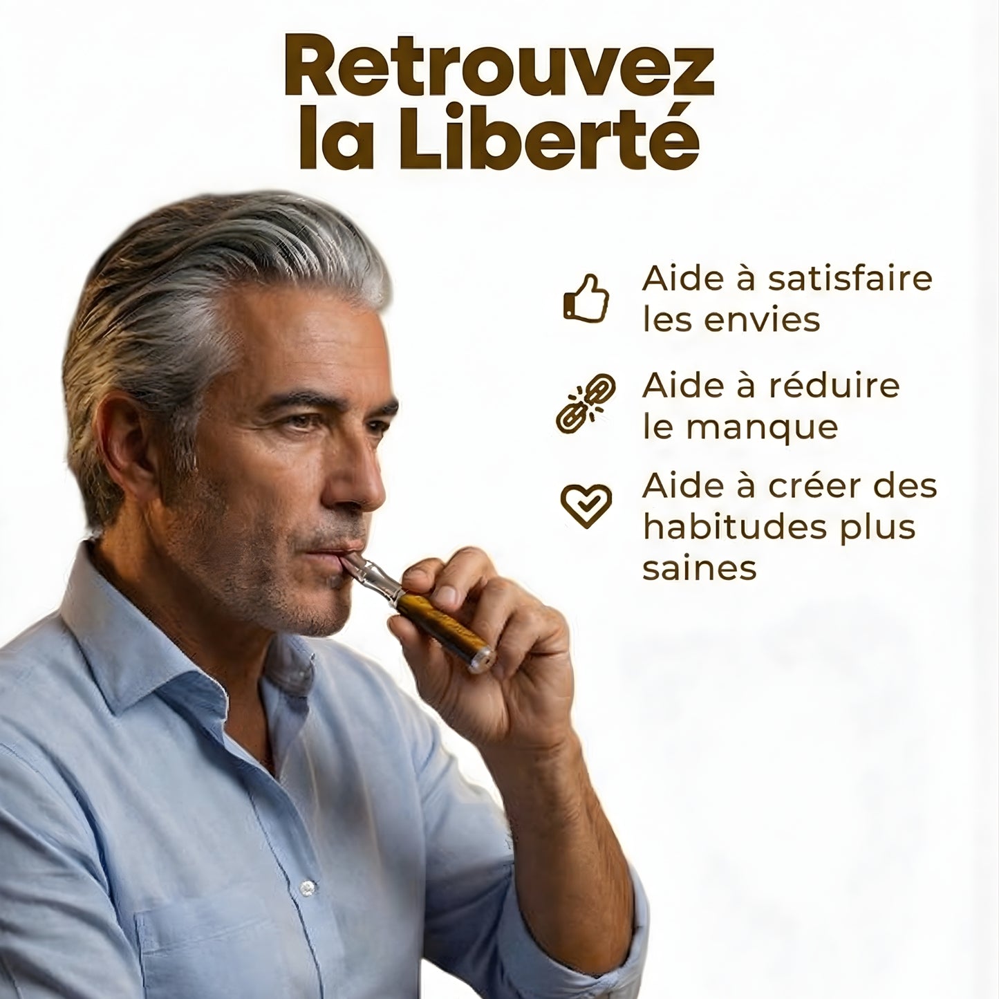 Pendentif de respiration Oxyvia en Pierre